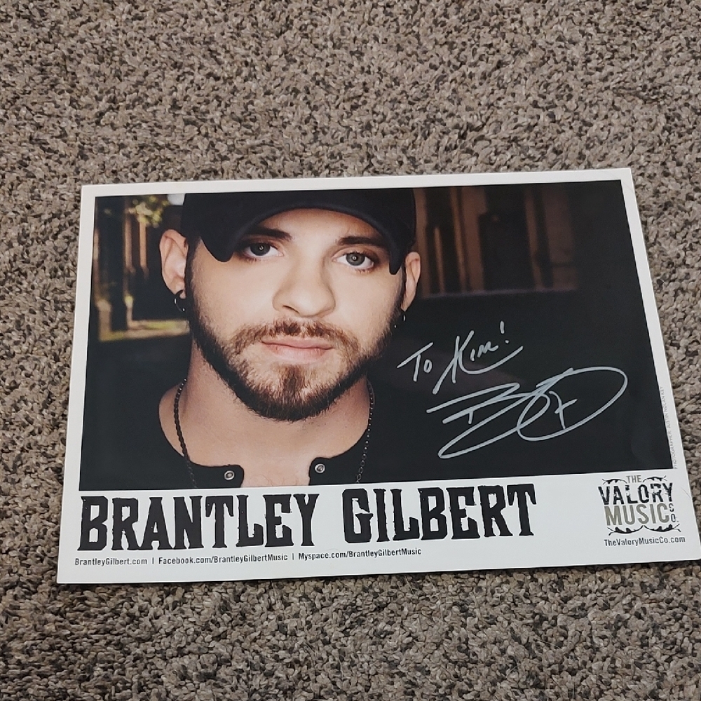 Brantley Gilbert Personalized Signed Photo